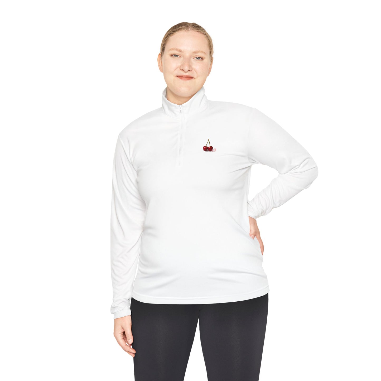 Cherry Blossom Sweetness Quarter-Zip Pullover