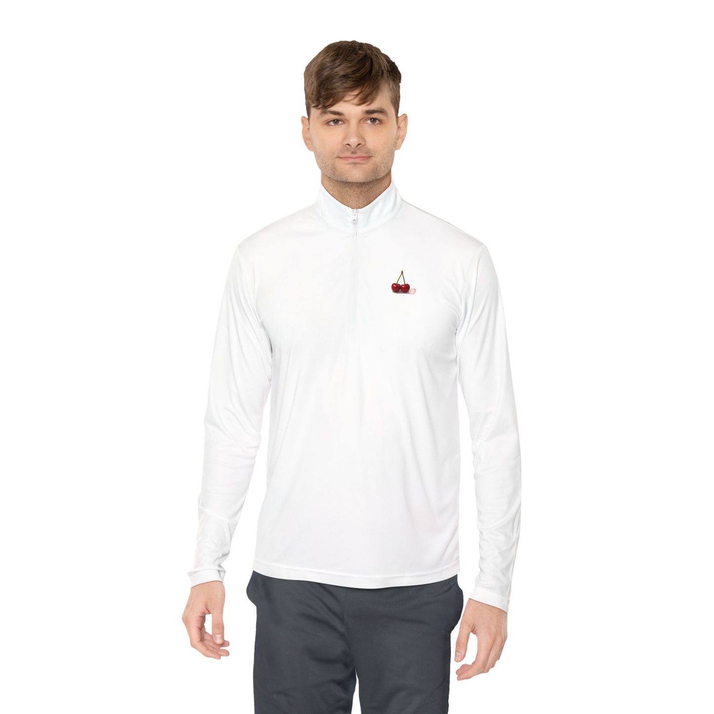 Cherry Blossom Sweetness Quarter-Zip Pullover